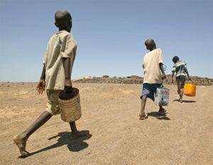 UNICEF photo of children in drought area
