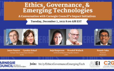 Ethics, Governance, and Emerging Technologies: A Conversation with C2G and AIEI