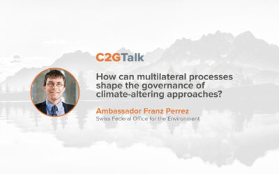 How can multilateral processes shape the governance of climate-altering approaches?