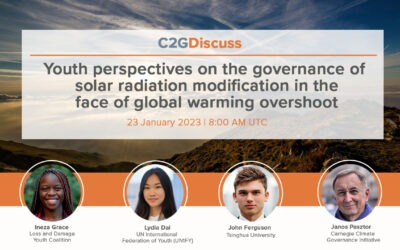 C2GDiscuss: Perspectives des jeunes sur la gouvernance de la modification du rayonnement solaire face au dépassement du réchauffement climatique