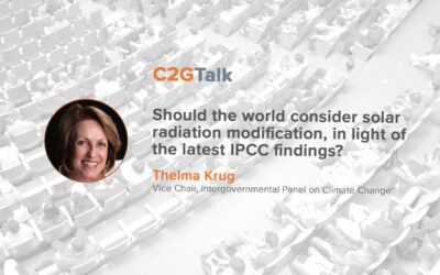 Should the world consider solar radiation modification, in light of the latest IPCC findings?
