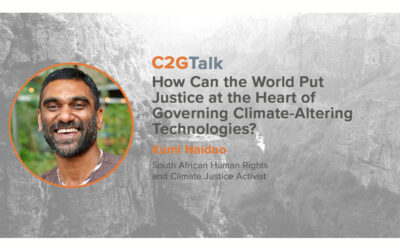 How can the world put justice at the heart of governing climate-altering technologies?