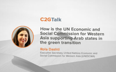 How is the UN Economic and Social Commission for Western Asia supporting Arab states in the green transition?