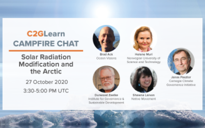 C2GLearn Campfire Chat: Solar Radiation Modification and the Arctic