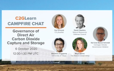 C2GLearn Campfire Chat: Governance of Direct Air Carbon Dioxide Capture and Storage