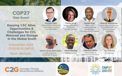 Keeping 1.5C Alive: Opportunities & Challenges for CO2 Removal and Storage in the Global South