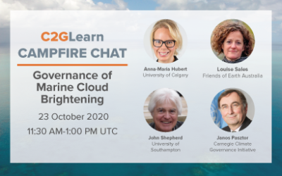 C2GLearn Campfire Chat: Governance of Marine Cloud Brightening