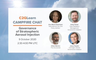 C2GLearn Campfire Chat: Governance of Stratospheric Aerosol Injection
