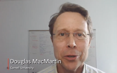 网络研讨会 ：对人工影响太阳辐射的治理简介 – Doug MacMartin