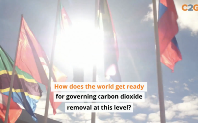 Governing Large-Scale Carbon Dioxide Removal