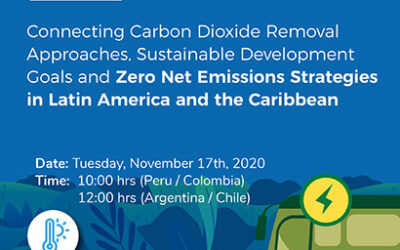 Webinar: Connecting Carbon Dioxide Removal Approaches, SDGs and Zero Net Emissions Strategies in Latin America and the Caribbean