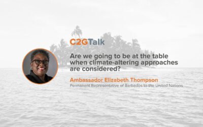 Are we going to be at the table when climate-altering approaches are considered? – Elizabeth Thompson