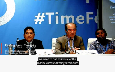 Governing Emerging Marine Climate-Altering Techniques – Stefanos Fotiou