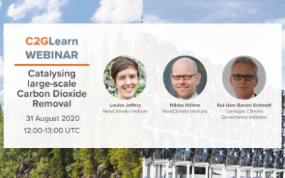 C2GLearn Webinar: Catalysing Carbon Dioxide Removal