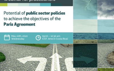 Webinar: Potential of public sector policies to achieve the objectives of the Paris Agreement