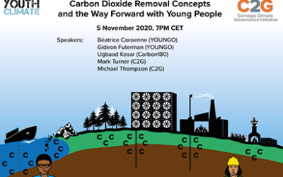 Carbon Dioxide Removal Concepts and the Way Forward with Young People