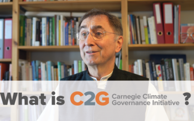 What is the Carnegie Climate Governance Initiative (C2G)? – Janos Pasztor